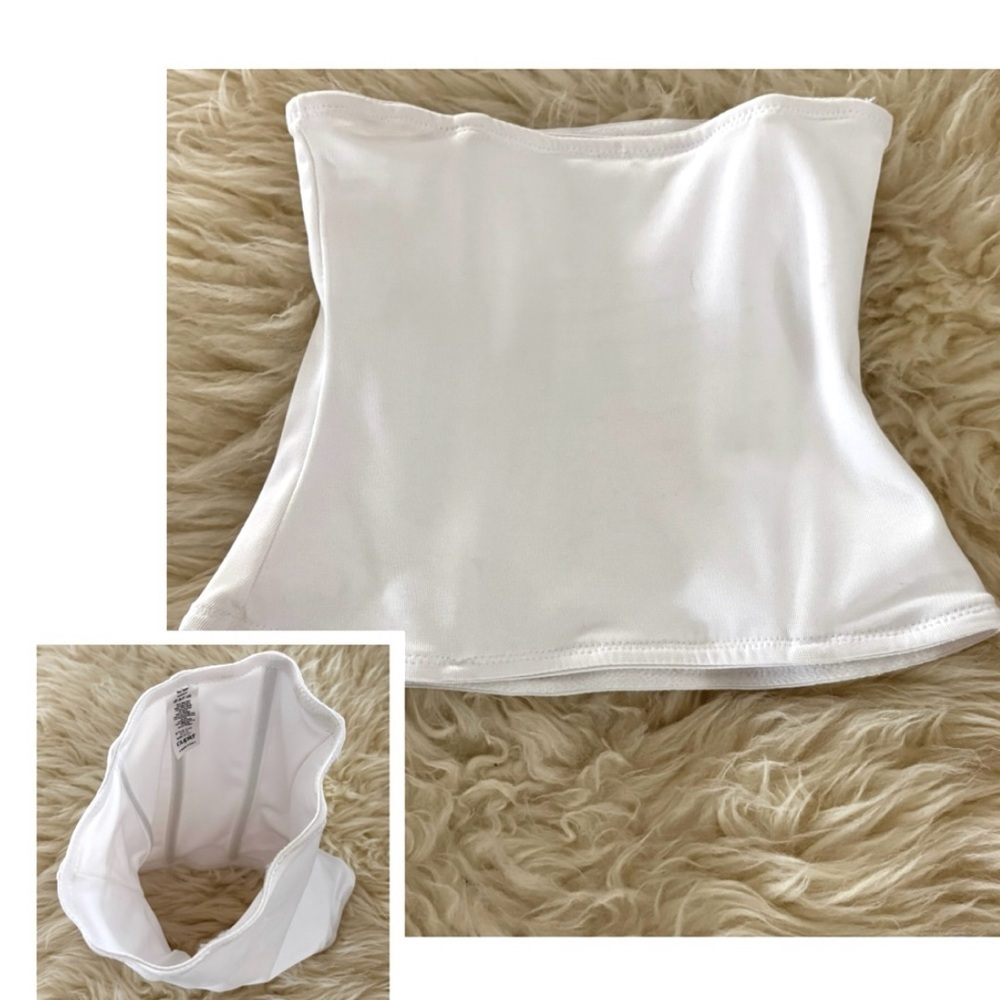 Cupid White Strapless Corset